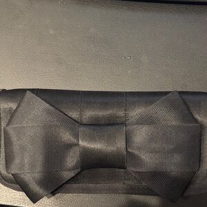 Harveys Black Bow Clutch
